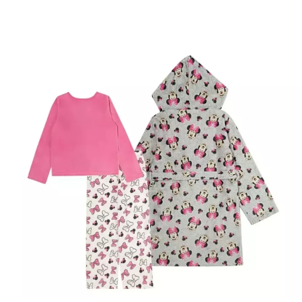 Minnie Mouse Plush Hooded Robe  Set